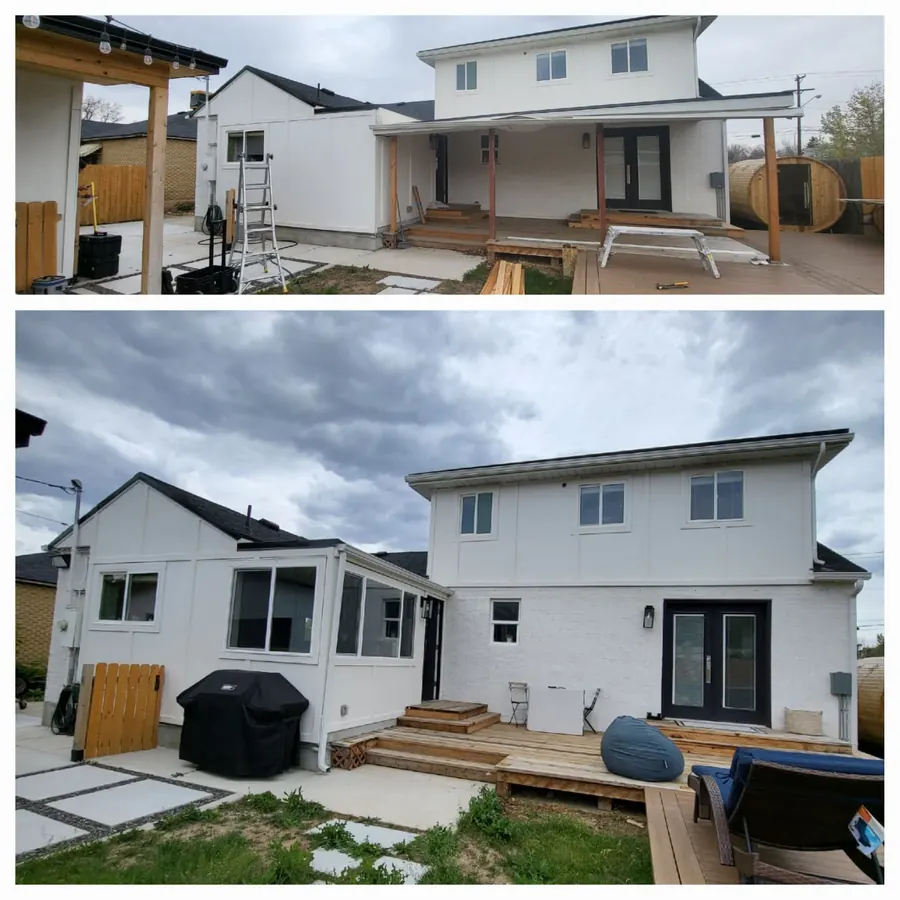 Terraza y exteriores por Designs to Reality SLC en el área de Salt Lake City