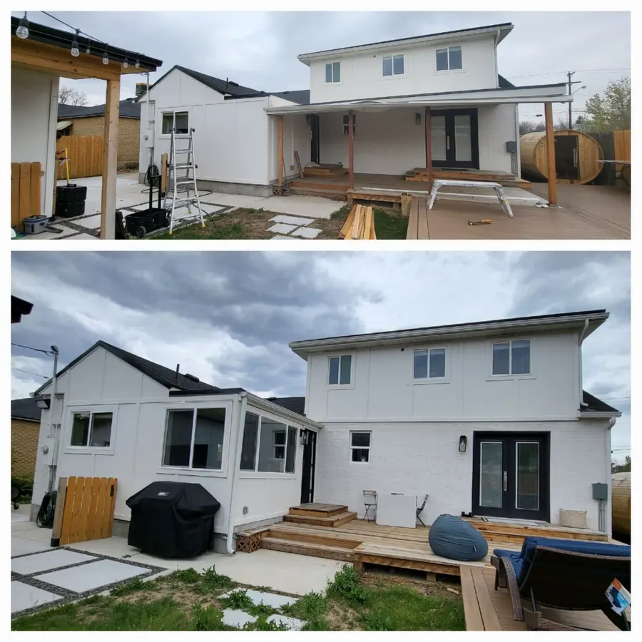 Terraza y exteriores por Designs to Reality SLC en el área de Salt Lake City